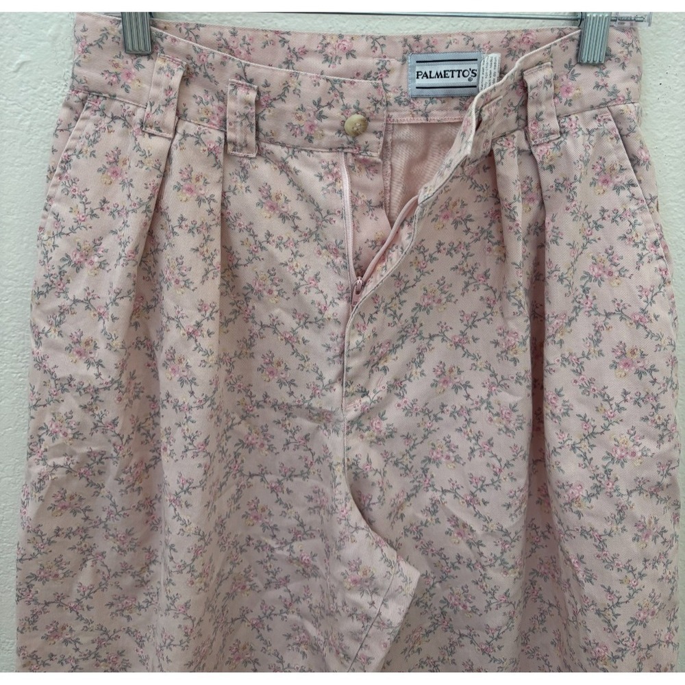 Mori Kei Cottage Pleated pants VTG Y2K Romantic Twee Palmetto Pants 13 Pink
